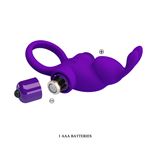 Anillo Vibrador Rabbit Silicona 10 Funciones